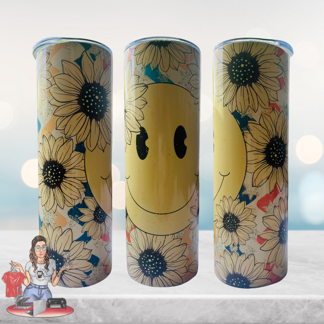 Sunflowers & Smiles 20 oz Tumbler