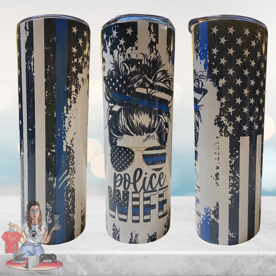 Police Wife 20 oz Tumbler