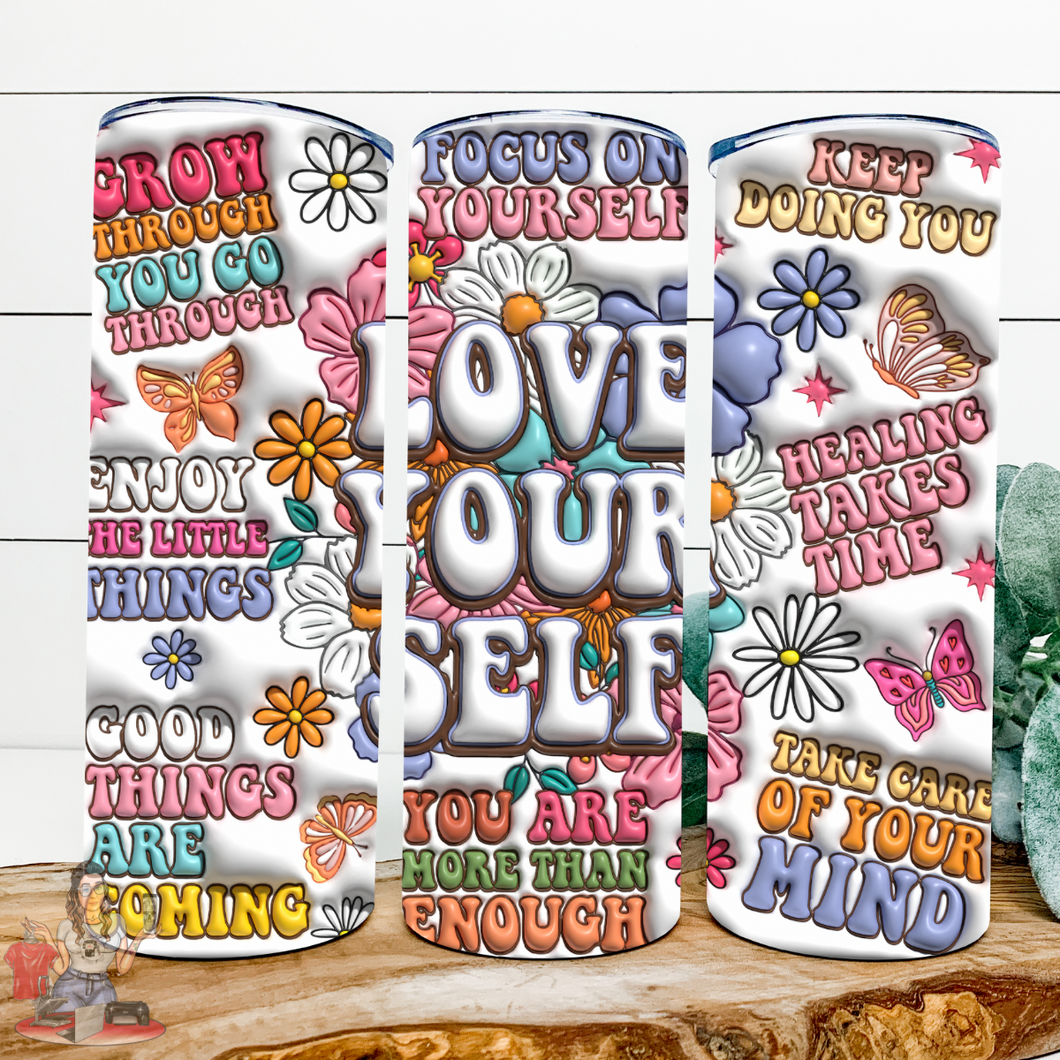 Love yourself 20oz Tumbler
