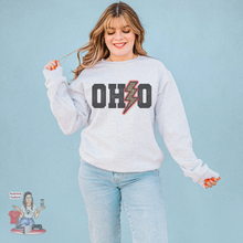 Load image into Gallery viewer, Lighting bolt Ohio Sweatshirt
