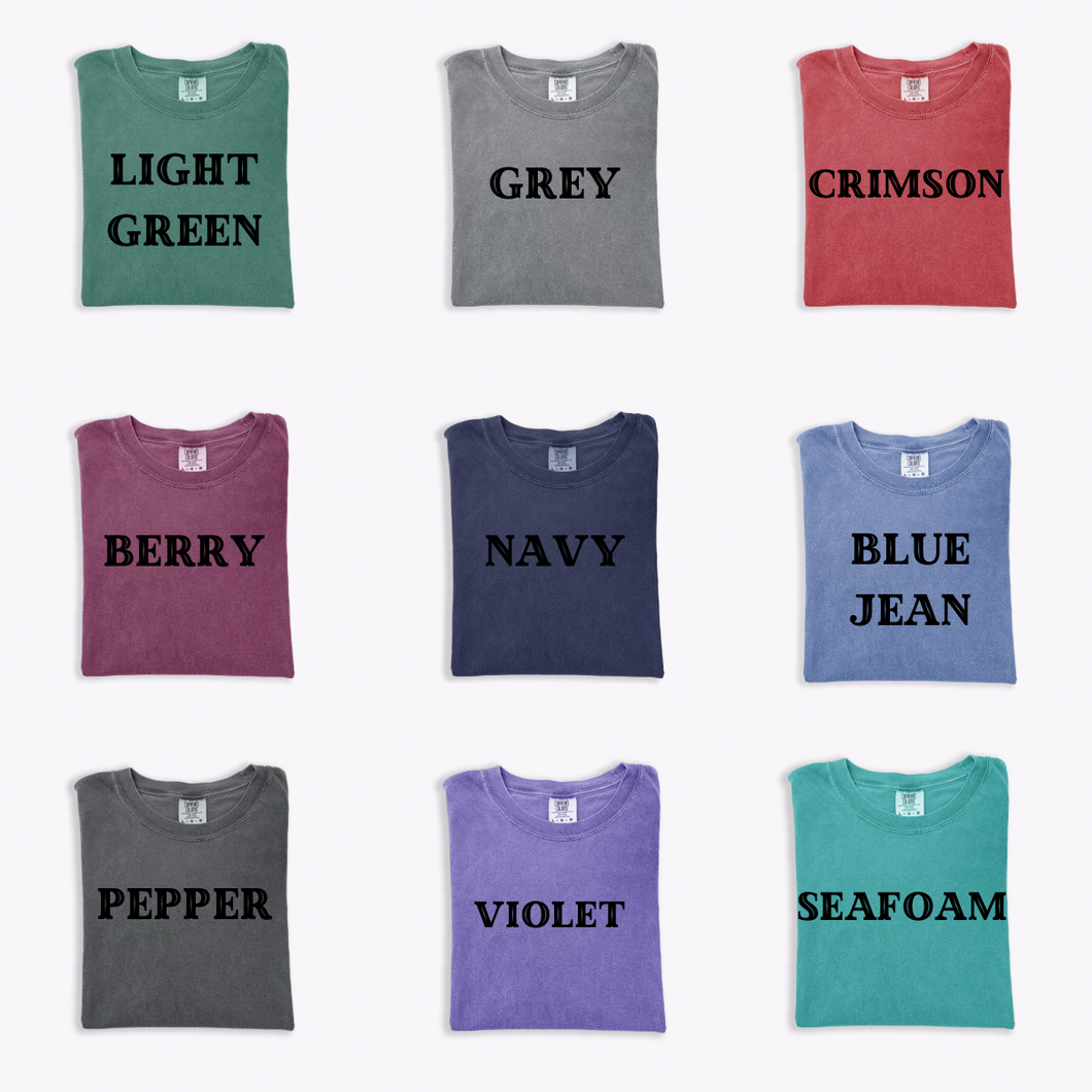 Plain Comfort color T-Shirts