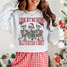 Load image into Gallery viewer, All Festive and shit Sweatshirt
