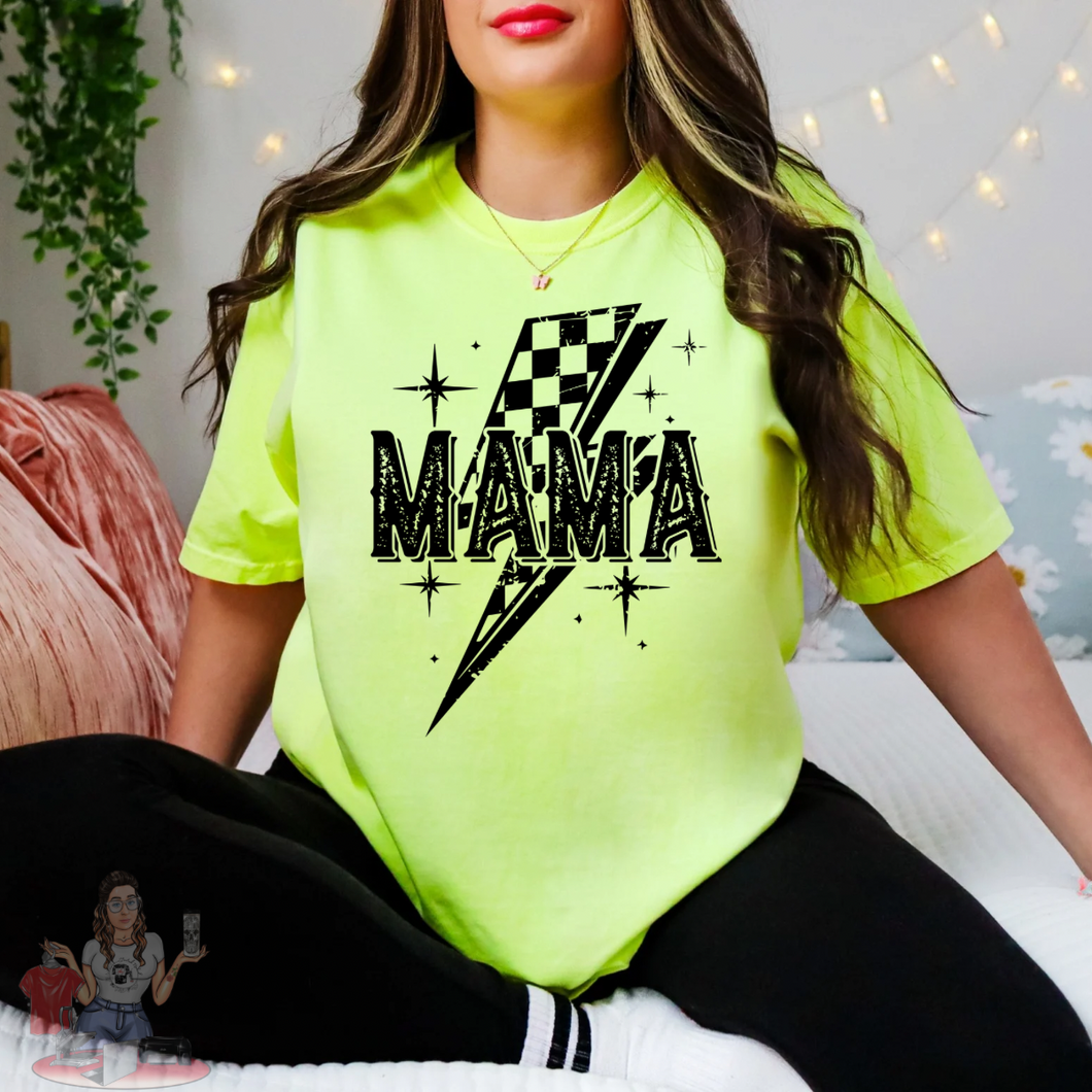 Mama Lightning Bolt Tee