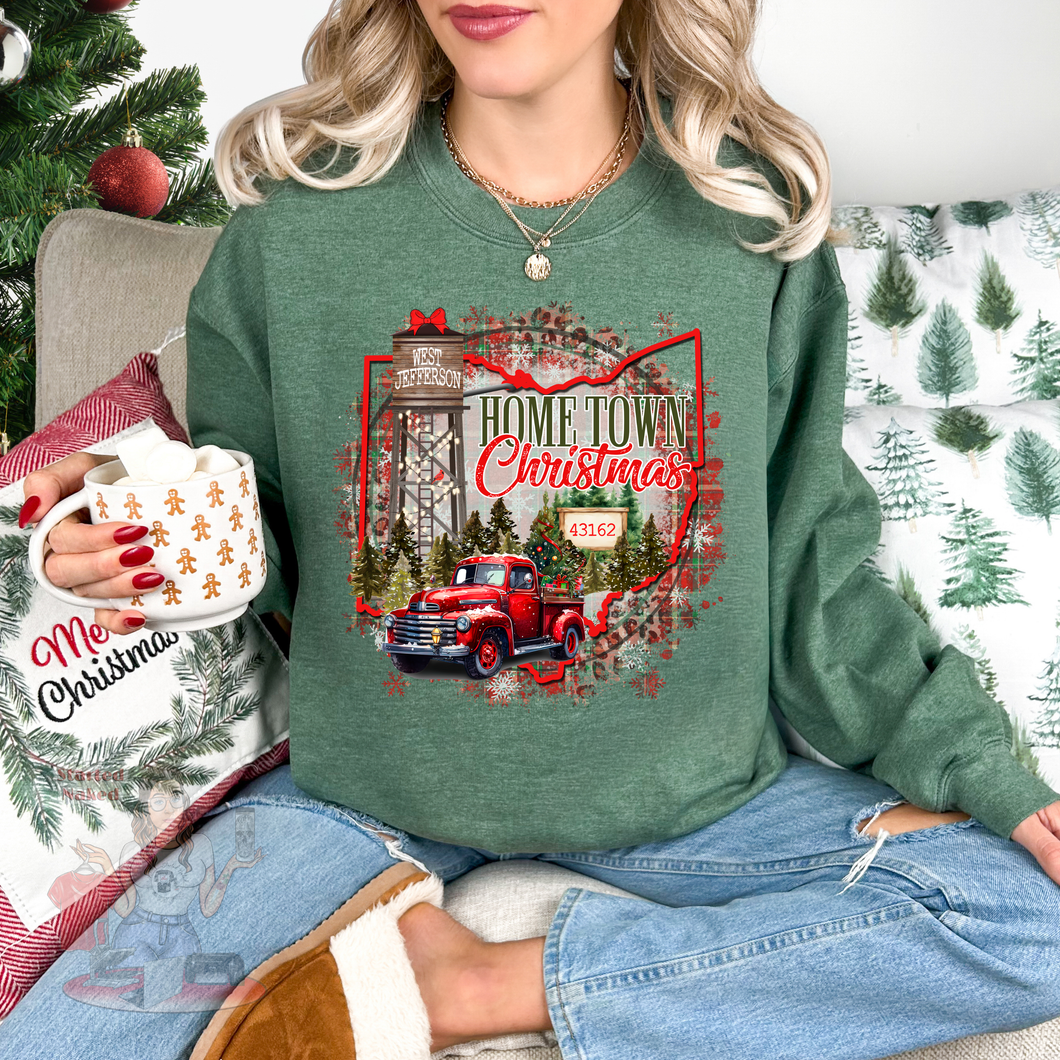 Small Town Christmas West Jeff Sweatshirt