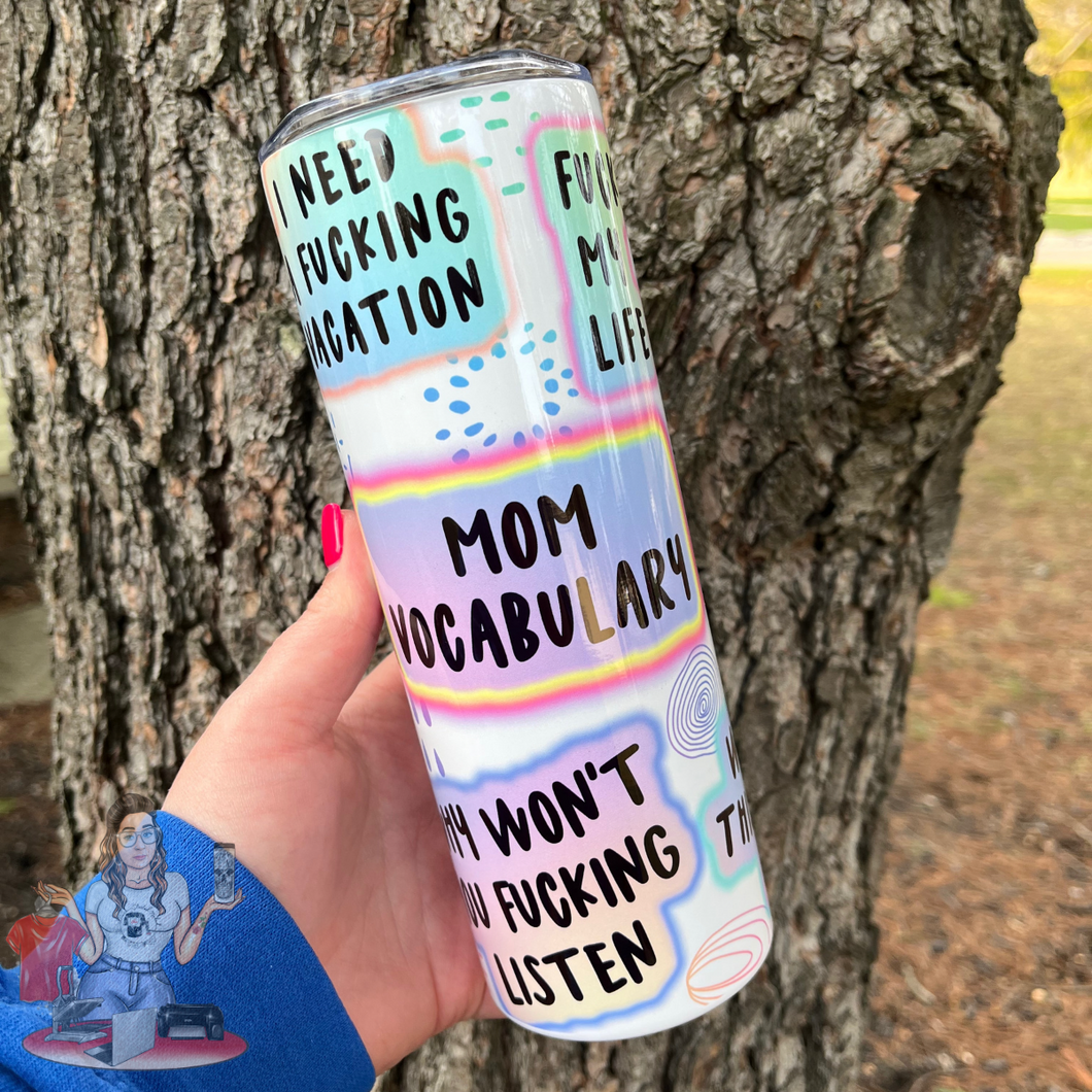 Mom Vocabulary 20oz Tumbler